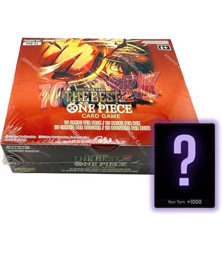 Amazon.com: Bandai One Piece TCG: The Best One Vol. 2 (PRB-02